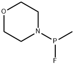 Phosphinous fluoride,methyl-4-morpholinyl- (9CI)结构式