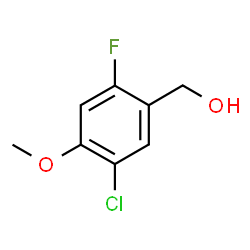 (5-Chloro-2-fluoro-4-methoxyphenyl)methanol structure