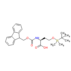 Fmoc-HomoSer(TBDMS)-OH structure