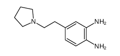 4-[2-(1-Pyrrolidinyl)ethyl]-1,2-benzenediamine结构式