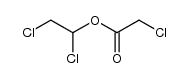 1,1-dichloroethyl chloroacetate Structure