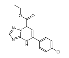 ethyl 5-(4-chlorophenyl)-4,7-dihydro-[1,2,4]triazolo[1,5-a]pyrimidine-7-carboxylate Structure