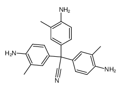 tris-(4-amino-3-methyl-phenyl)-acetonitrile Structure