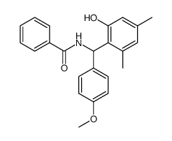 N-[(2-Hydroxy-4,6-dimethyl-phenyl)-(4-methoxy-phenyl)-methyl]-benzamide结构式