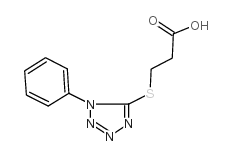 3-[(1-苯基-1H-四唑-5-基)硫代]丙酸图片