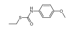 S-ethyl (4-methoxyphenyl)carbamothioate Structure