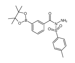 4-methyl-N-(3-(4,4,5,5-tetramethyl-1,3,2-dioxaborolan-2-yl)benzoyl)benzenesulfonohydrazide结构式