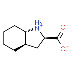 1H-Indole-2-carboxylicacid,octahydro-,[2R-(2-alpha-,3a-bta-,7a-alpha-)]-(9CI)结构式