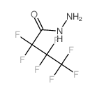 Butanoic acid,2,2,3,3,4,4,4-heptafluoro-, hydrazide结构式