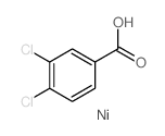 Benzoic acid,3,4-dichloro-, nickel(2+) salt (2:1) Structure