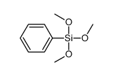 Trimethoxy(phenyl)silane结构式