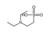 2-(diethylamino)ethanesulfonic acid Structure