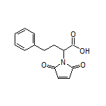 2-(2,5-Dioxo-2,5-dihydro-1-pyrrolyl)-4-phenylbutanoic Acid Structure