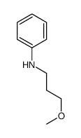 Benzenamine, N-(3-methoxypropyl)- (9CI) Structure