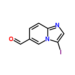 3-Iodoimidazo[1,2-a]pyridine-6-carbaldehyde Structure