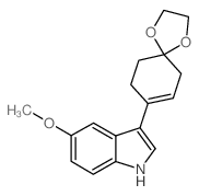 3-(1,4-Dioxaspiro[4,5]dec-7-en-8-yl)-5-methoxy-1H-indole Structure