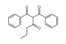 2-benzoyl-1-phenyl-hexane-1,3-dione Structure