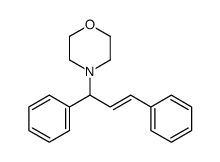 4-(1,3-diphenylprop-2-enyl)morpholine Structure