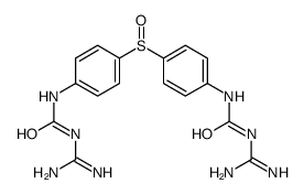 1,1'-[Sulfinyldi(p-phenylene)]bis(3-amidinourea) Structure