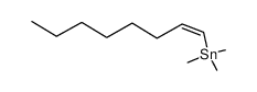 (Z)-1-trimethylstannyl-1-octene结构式