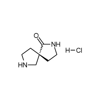 (R)-2,7-Diazaspiro[4.4]nonan-1-one hydrochloride structure