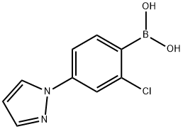 2-Chloro-4-(1H-pyrazol-1-yl)phenylboronic acid picture