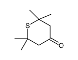 2,2,6,6-tetramethylthian-4-one structure