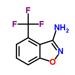 4-(Trifluoromethyl)-1,2-benzoxazol-3-amine Structure