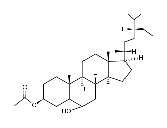 β-sitosterol 5,6-epoxide acetate结构式