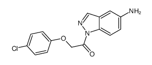 1-[(p-Chlorophenoxy)acetyl]-1H-indazol-5-amine picture