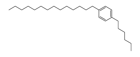 1-Hexyl-4-tetradecyl-benzol Structure