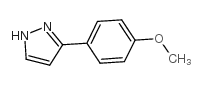 3-(4-METHOXYPHENYL)PYRAZOLE Structure