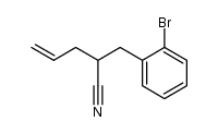 2-(2-bromobenzyl)pent-4-enenitrile Structure