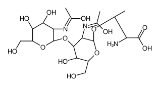 GlcNAc beta(1-3)GalNAc-alpha-Thr Structure