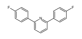 2,6-bis(4-fluorophenyl)pyridine结构式