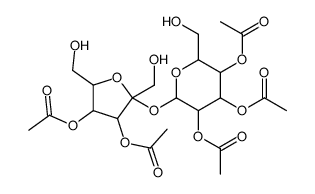 2,3,4,3',4'-Penta-O-acetylsucrose structure