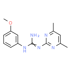 N-(4,6-Dimethylpyrimidin-2-yl)-N'-(3-methoxyphenyl)guanidine picture