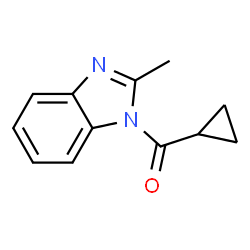 1H-Benzimidazole,1-(cyclopropylcarbonyl)-2-methyl-(9CI) structure