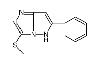 3-methylsulfanyl-6-phenyl-5H-pyrazolo[5,1-c][1,2,4]triazole结构式