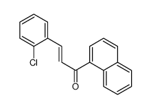 3-(2-Chlorophenyl)-1-(1-naphthyl)prop-2-en-1-one Structure