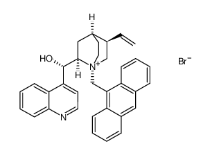 N-(9-Anthracenemethyl)cinchoniumbromide Structure