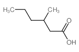 3-methylhexanoic acid Structure