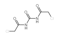 2-chloro-N-[(2-chloroacetyl)carbamoyl]acetamide结构式