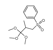 ((3,3,3-trimethoxy-2-methylpropyl)sulfonyl)benzene Structure