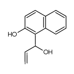 1-(β-Hydroxy-α-naphthyl)-2-propen-1-ol Structure