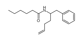 hexanoic acid (1-benzyl-pent-4-enyl)-amide结构式