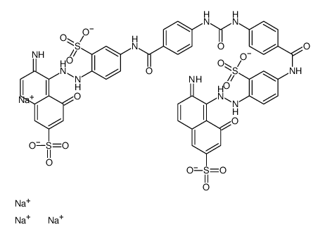 tetrasodium 5,5'-[carbonylbis[imino-4,1-phenylenecarbonylimino(2-sulphonato-4,1-phenylene)azo]]bis[6-amino-4-hydroxynaphthalene-2-sulphonate] picture