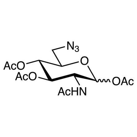 2-Acetamido-1,3,4-tri-O-acetyl-6-azido-2,6-dideoxy-D-glucopyranose picture