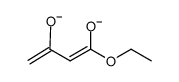 dianion of ethyl acetoacetate Structure