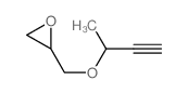 2-(but-3-yn-2-yloxymethyl)oxirane结构式